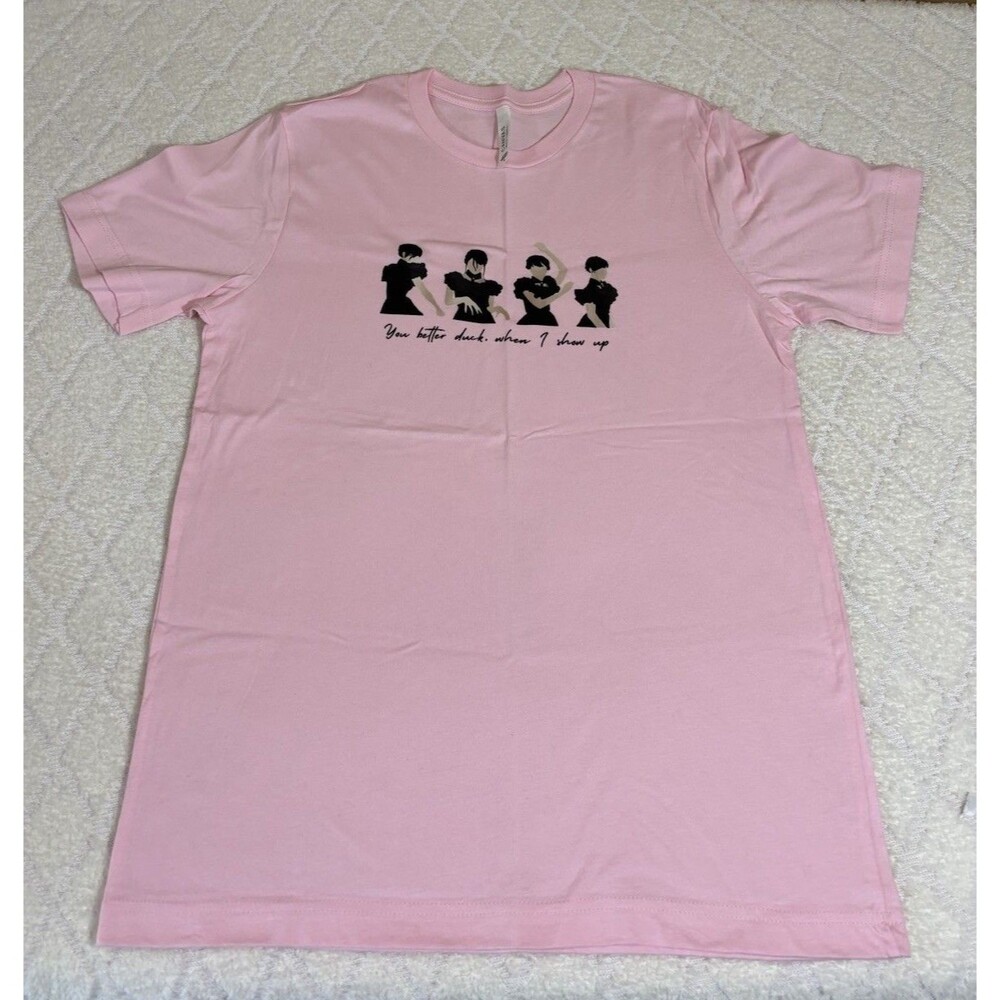 New Wednesday Addams Tv Series You Better Duck When I Show Up Dance Tee Size M